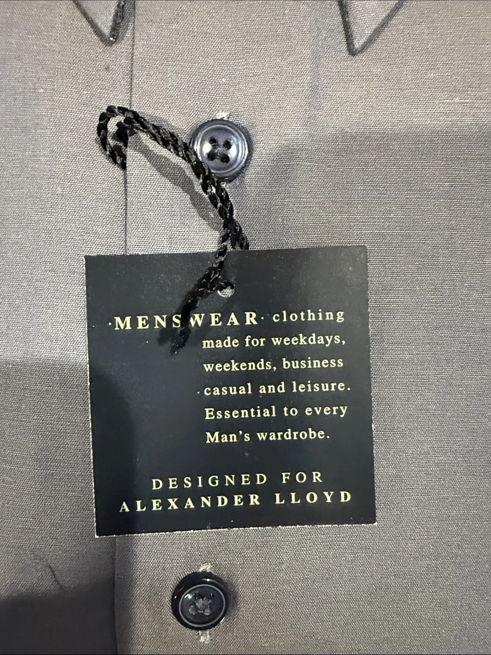 Menswear by Blue Dress Shirt - Classic Point Collar